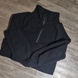 Lululemon Scuba Half Zip Funnel Neck- Black
